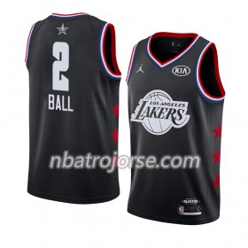 Män Los Angeles Lakers Tröja Lonzo Ball 2 2019 All-Star Jordan Brand Svart Swingman
